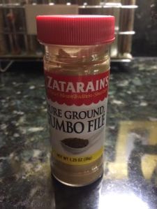 Real gumbo filet powder is ground sassafras leaves with nothing else mixed in.